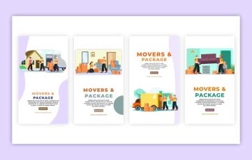 Movers & Package Instagram Story 02 Premiere Pro Templates