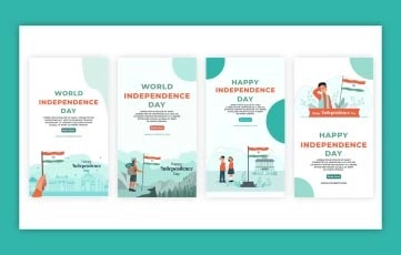 Happy Independence Day Instagram Story Premiere Pro Templates