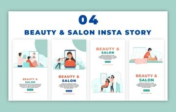 Beauty And Salon Instagram Story Premiere Pro Template