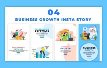 Business Growth Instagram Story Premiere Pro Template