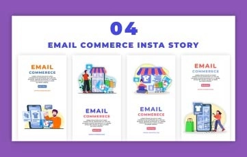 Email Commerce Instagram Story Premiere Pro Template