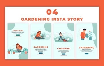 Gardening Instagram Story Premiere Pro Template