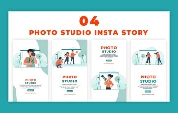 Photo Studio Instagram Story Premiere Pro Template