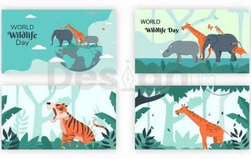 Wild Life Character Animation Premiere Pro Templates
