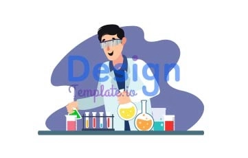 Scientist Research Character Animation Scene