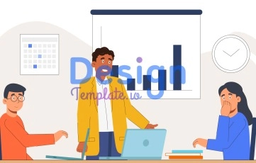 Business Meeting Animation Scene