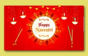 Navratri Special After Effects Slideshow Template