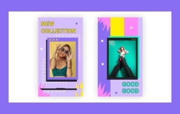 Flat Fashion Instagram Story Template