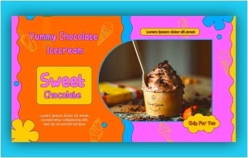Ice Cream Slideshow After Effects Templates