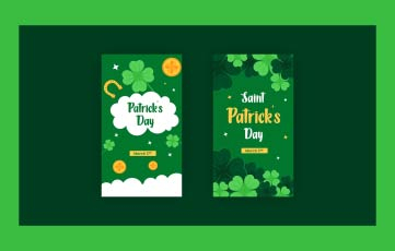 St Patricks Day Instagram Story After Effects Template