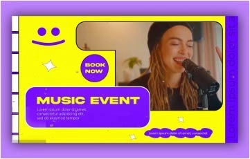 Music Event Slideshow After Effects Template