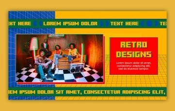 Latest Retro Slideshow After Effects Template.