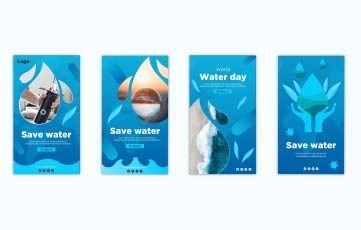 World Water Day Instagram Story After Effects Template