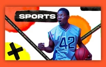 Brush Sports Slideshow After Effects Template