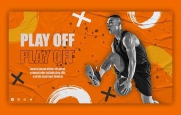 Basketball Slideshow After Effects Template