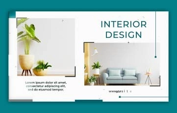 Minimal Furniture Slideshow After Effects Template