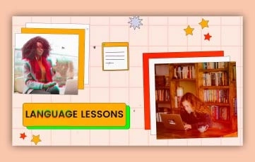 Foreign Language Classes SlideShow After Effects Template