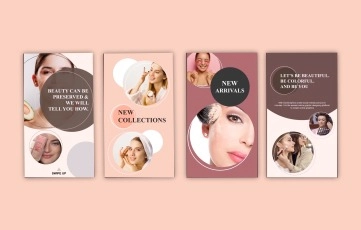 Makeup Cosmetic Promo Instagram Story After Effects Template