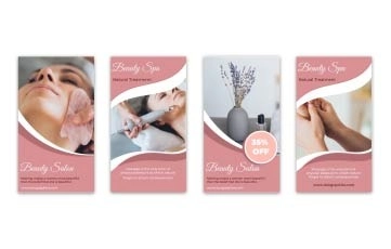 Beauty Clean Instagram Story After Effects Templates