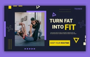 Gym Slideshow After Effects Template