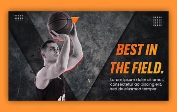 Sports Players Slideshow After Effects Template