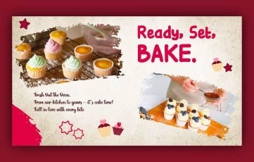 Baking Slideshow After Effects Template