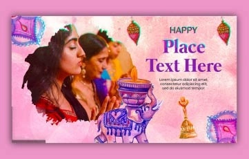Indian Festival Diwali Slideshow After Effects Template