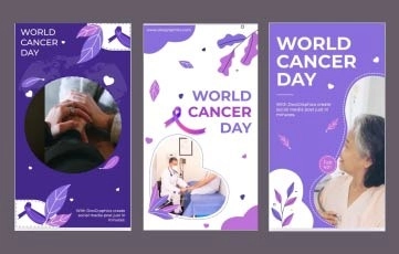 World Cancer Day Instagram Story After Effects Template