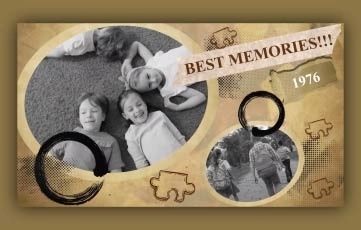 Old Memories Slideshow After Effects Template 02