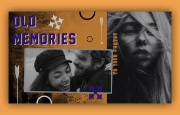 Old Memories Slideshow After Effects Template