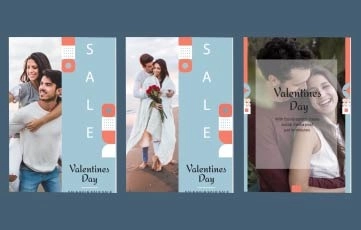 Valentines day Instagram Story After Effects Template 3