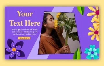 Flower Shop Website Business Intro Slideshow After Effects Template