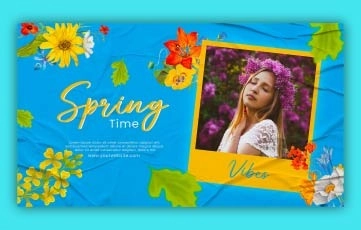 Welcome Spring After Effects Slideshow Template