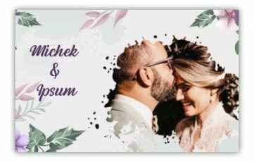 Wedding Save The Date After Effects Template