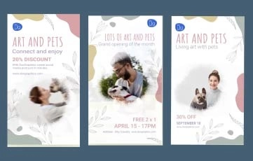 Pets Instagram Story After Effects Template