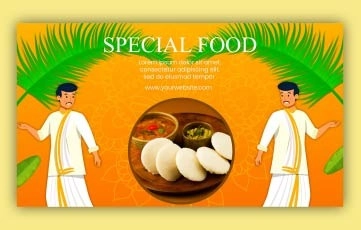 South Indian Food After Effects Slideshow Template