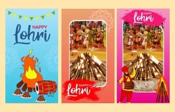 Lohri Instagram Story After Effects Template