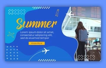 Summer Travels Slideshow After Effects Templates