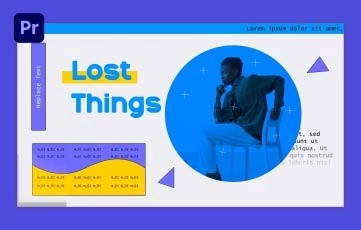 Lost Things Slideshow Premiere Pro Templates