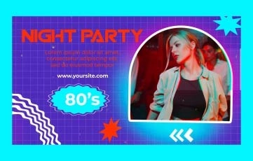 Party Invites Intro After Effects Template