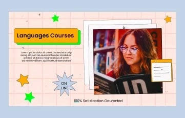 Foreign Language Classes Intro After Effects Template