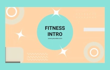 Flat design fitness Intro After Effects Template