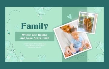 Hand Drawn Family Memories Intro After Effects Templates