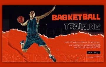 New Game Sport Basketball Opener After Effects Template