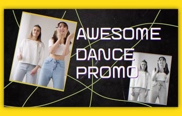 Glitch Dance Slideshow After Effects Templates