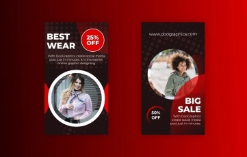 Art Fashion Sale Instagram Story After Effects Template