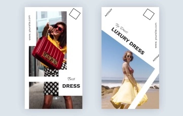 Modern Dress Fashion Instagram Story After Effects Template
