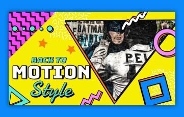 Motion Style Social Media Pack Slideshow After Effects Template