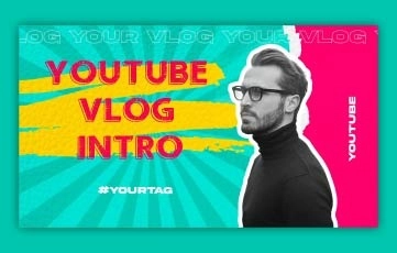 Brush YouTube Intro After Effects Templates