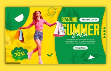Summer Sale Opener After Effects Templates
